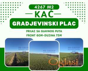 Gradjevinsko zemljište ukupne površine 4.267 m², na odličnoj lokaciji